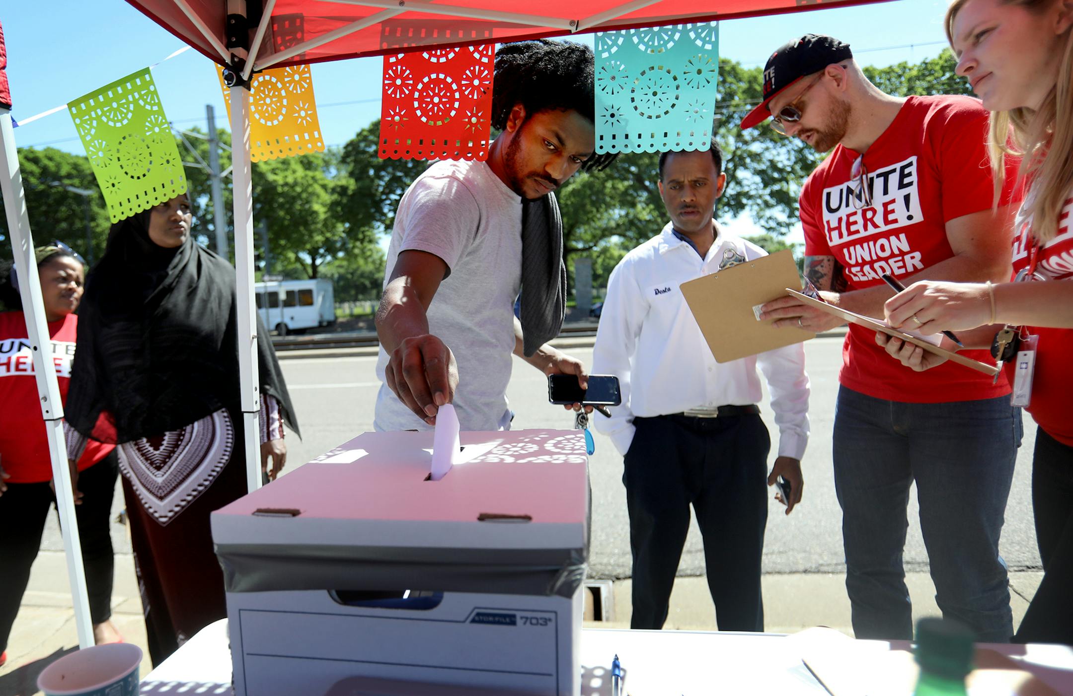 Workers at Sky Chef voted to authorize a strike if mediator-led talks between its union and company don't produce a new contract.