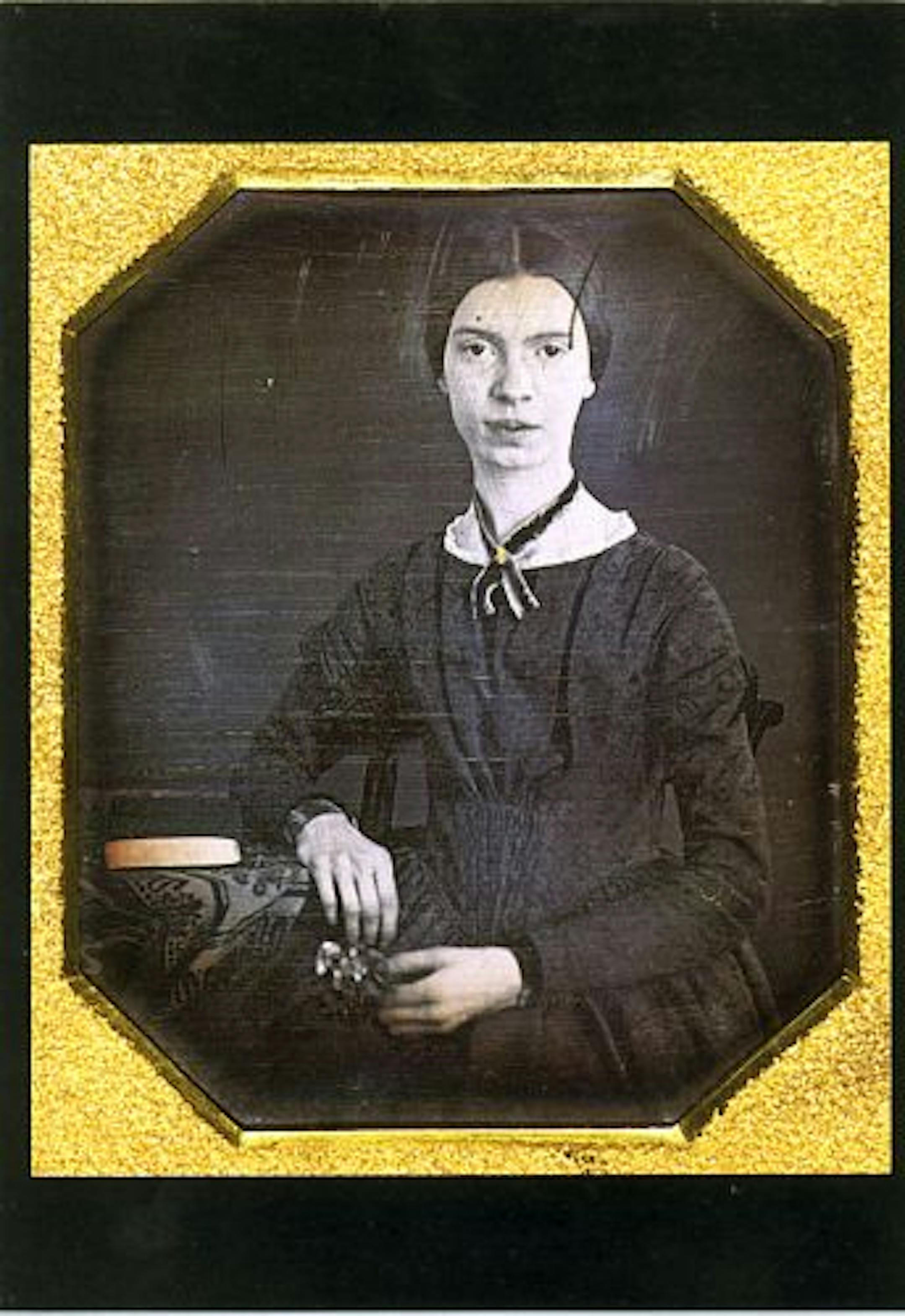 Emily Dickinson, famous American poet.