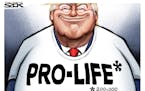 Sack cartoon: Pro-life*