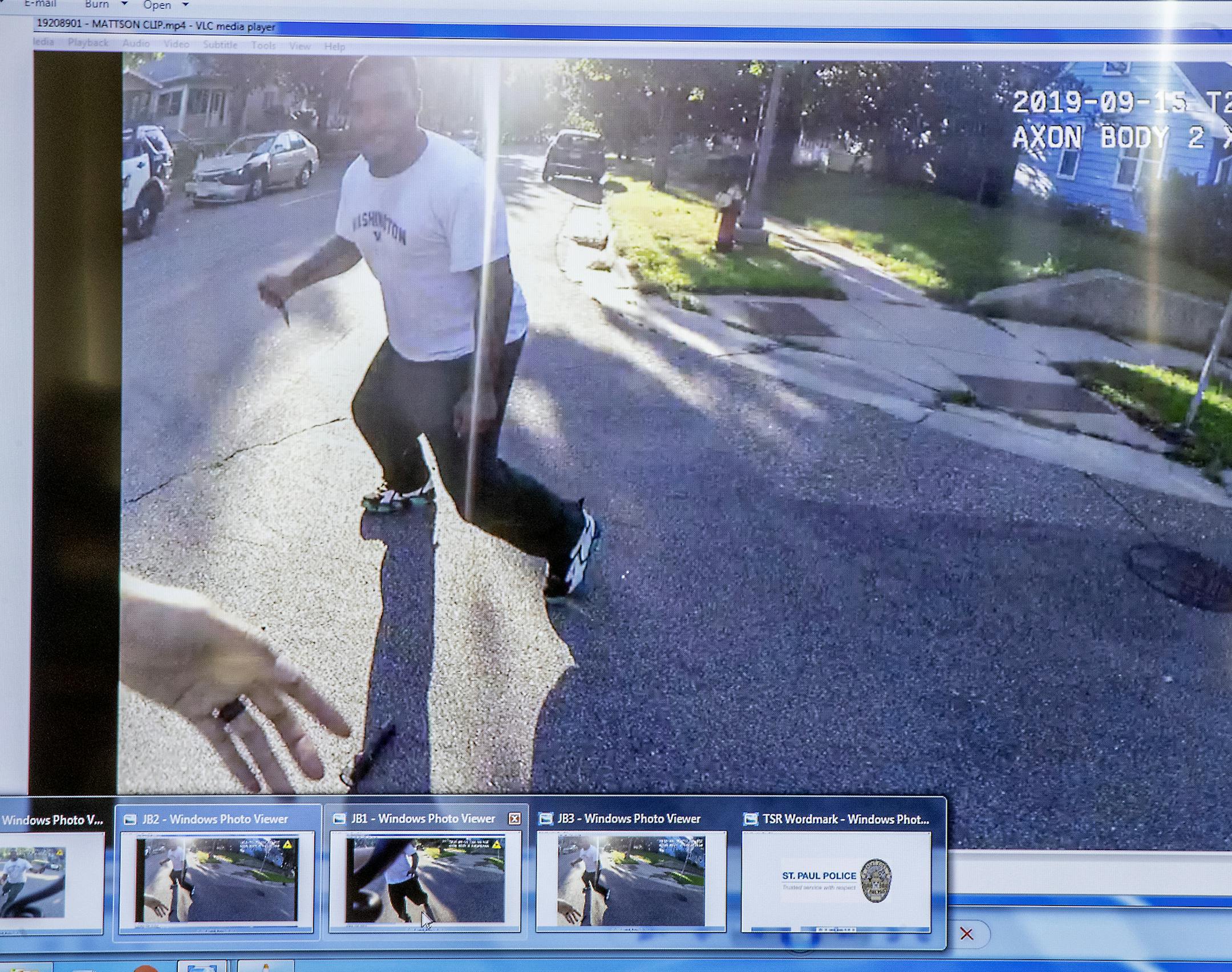 St. Paul Police Chief Todd Axtell released the body camera video from last week's officer-involved shooting of 31-year-old Ronald Davis during a press conference, Tuesday, September 24, 2019 at the St. Paul Police Department Headquarters. ] ELIZABETH FLORES • liz.flores@startribune.com