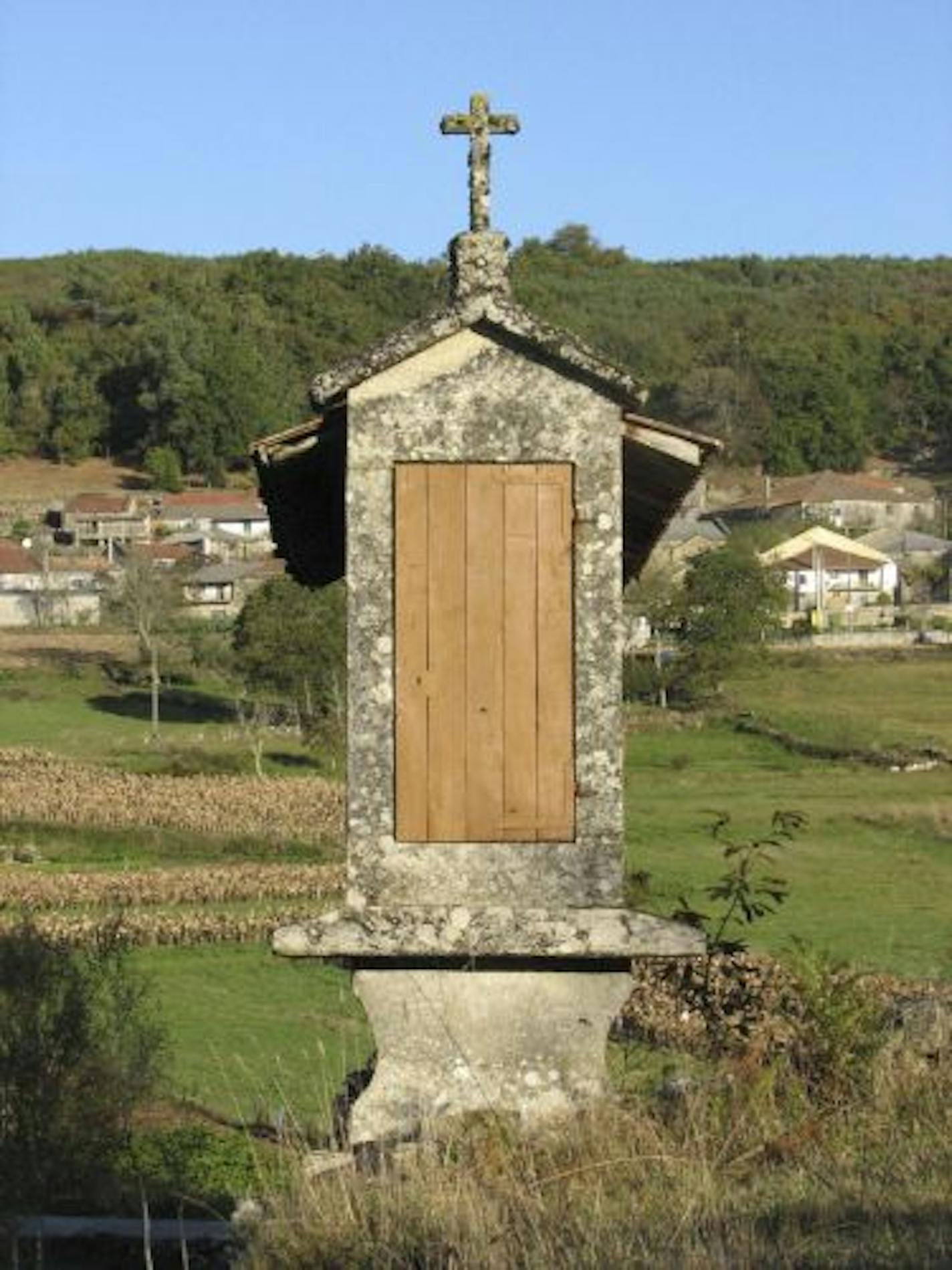 #122: Horreos, or decorative granaries, are mainly found in northwestern Spain, and are a common sight on the Via de la Plata.