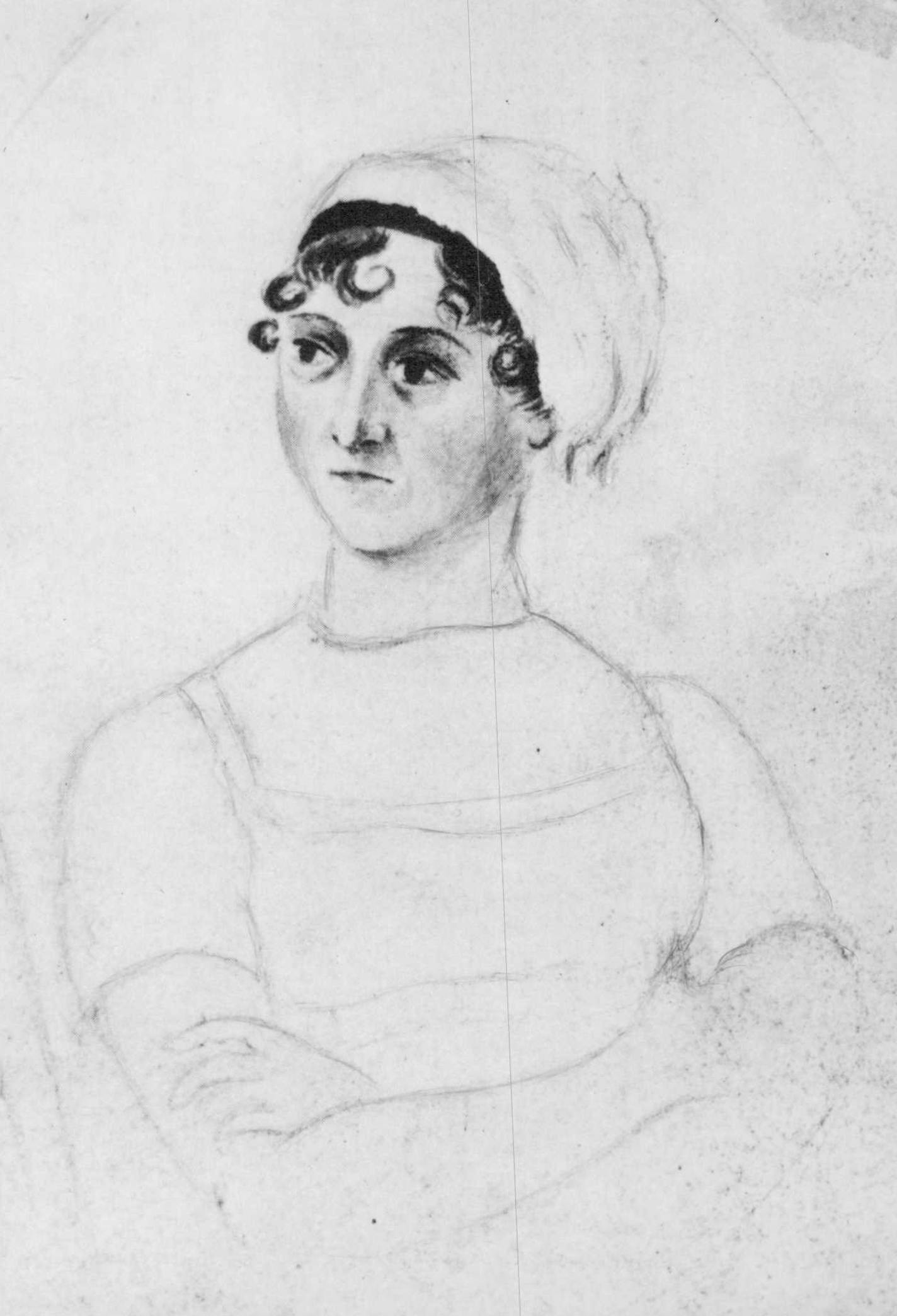 October 30, 1994 The only authentic portrait of/Jane Austen, / by her sister, Cassandra. The Life of Jane Austin by John Halperin, published by The Johns Hopkins University Press.