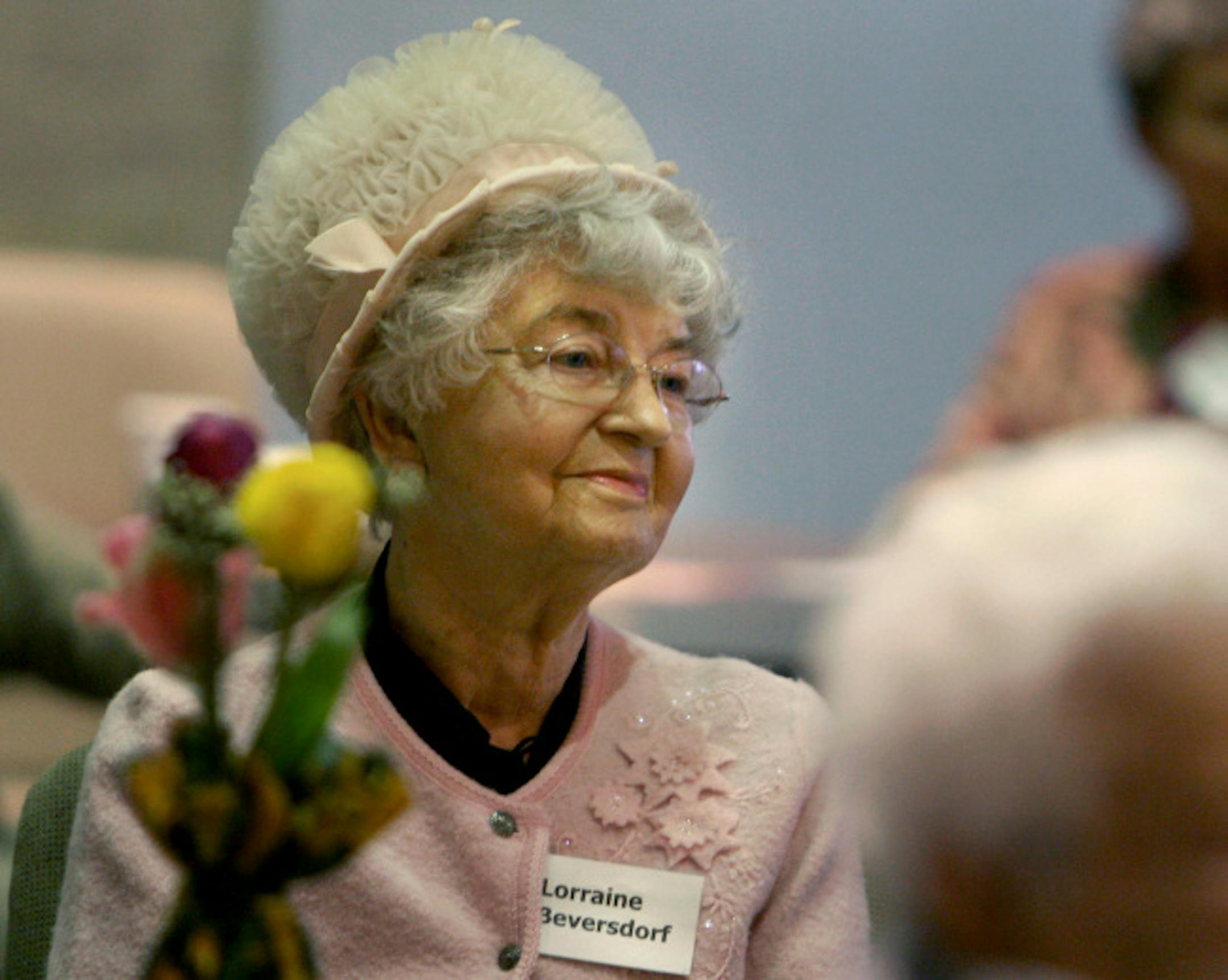 The club has its roots in small-town community activism , and it blossomed in the fertile soil of social tradition. Above: Lorraine Beversdorf.
