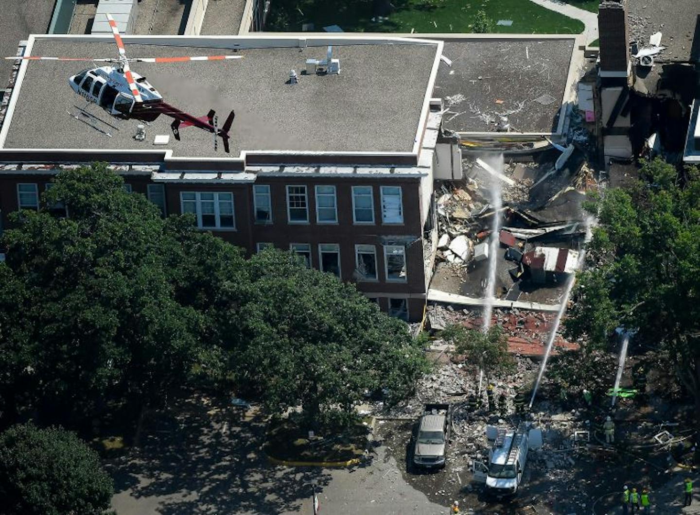 A natural gas leak took a large chunk out of Minnehaha Academy last summer.