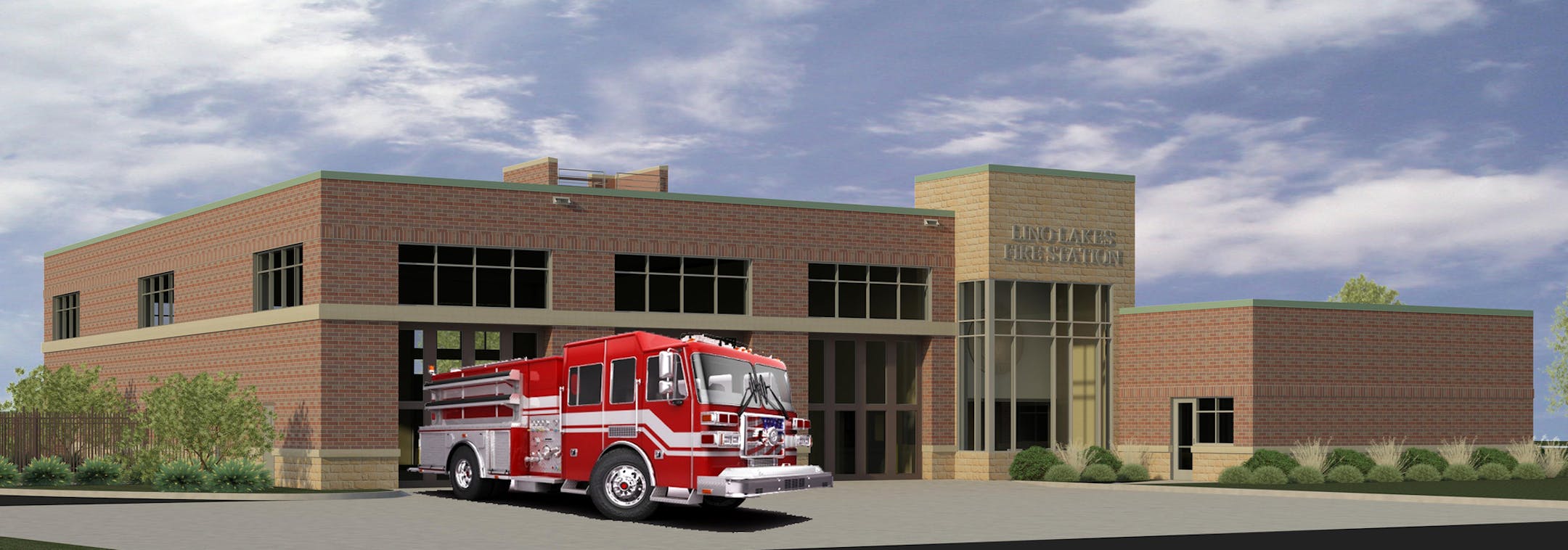New Lino Lakes fire station. Credit: CNH Architects
