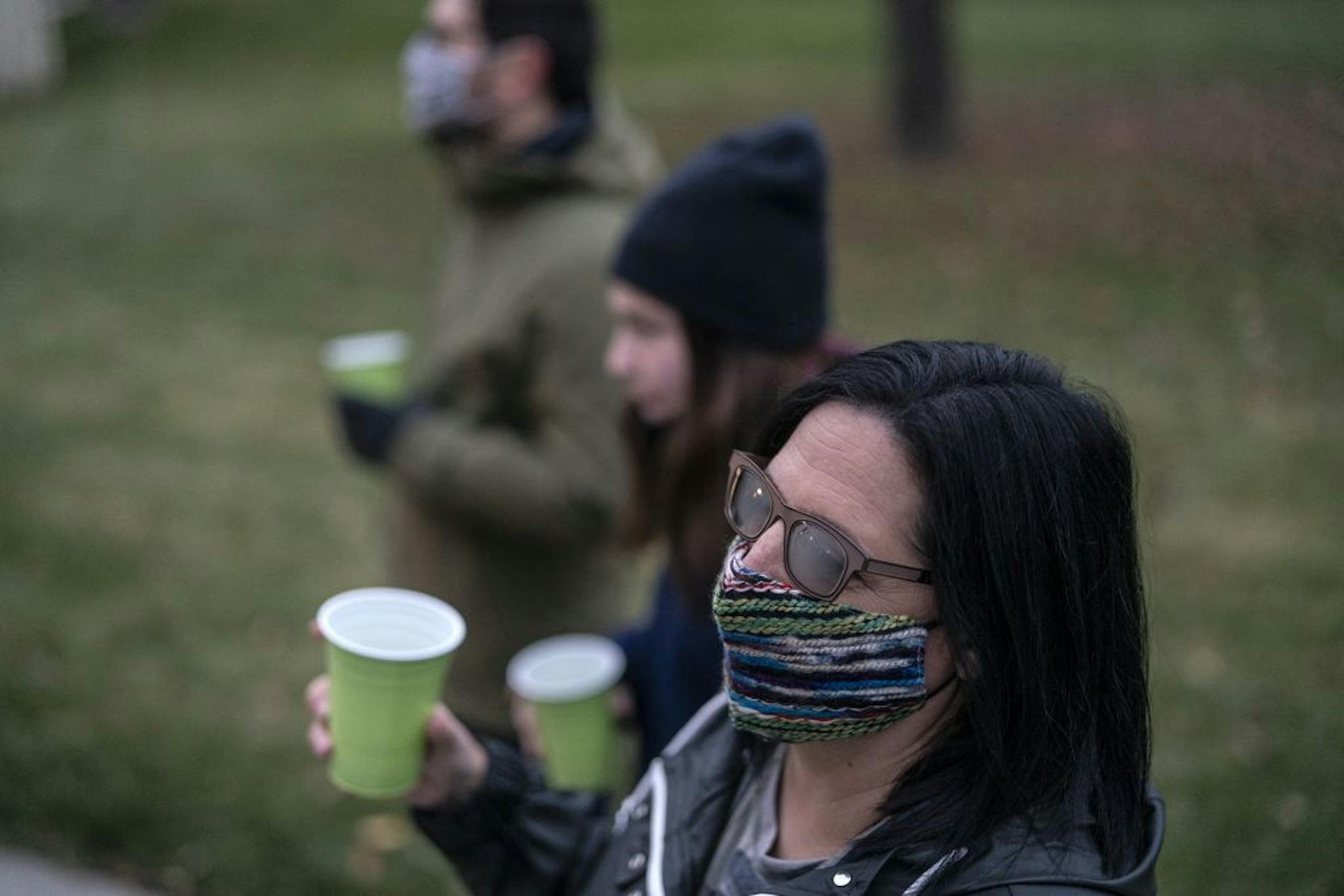 Juli Olson gathered at the home of Av Gordon on Thanksgiving evening in Plymouth.