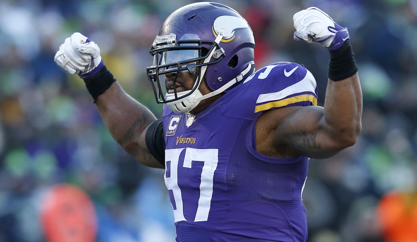 Minnesota Vikings defensive end Everson Griffen (97).