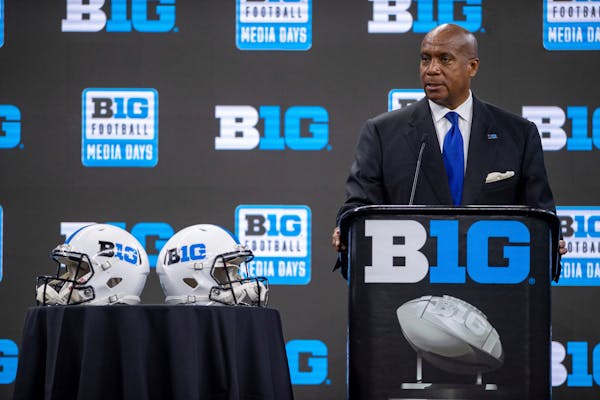 Big Ten Commissioner Kevin Warren will open the two-day event with an individual press conference on Tuesday.