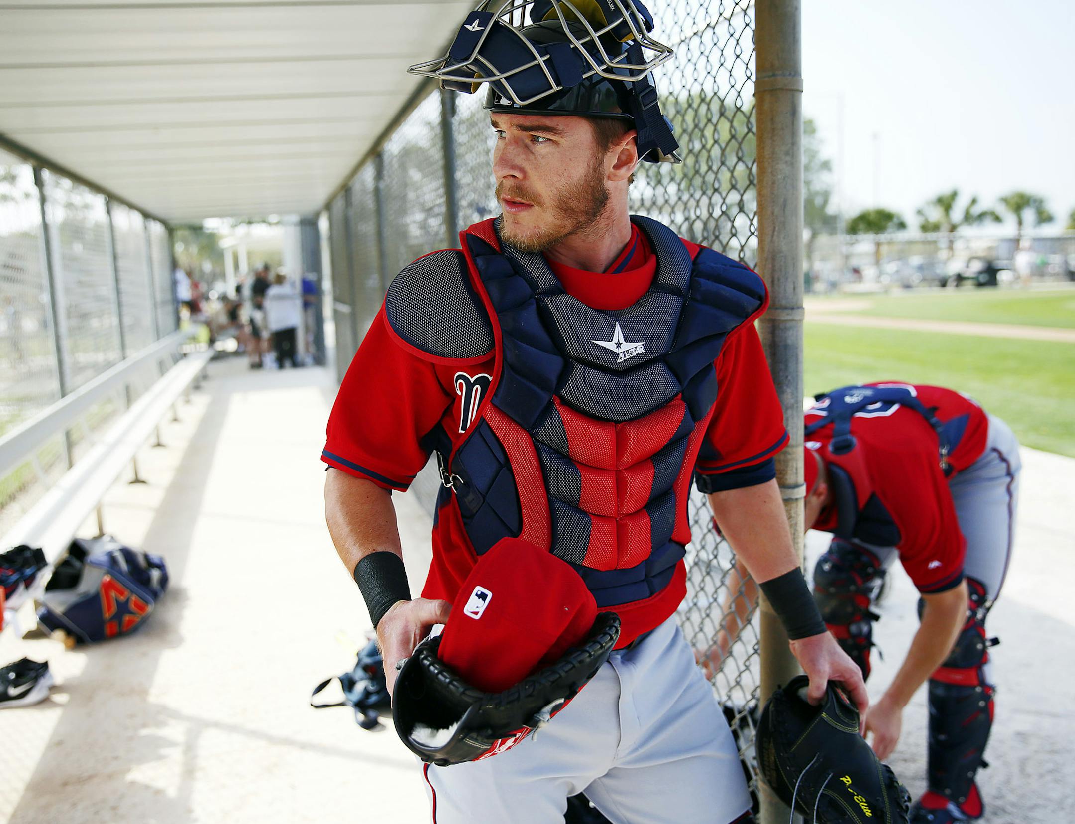 Minnesota Twins catcher Chris Herrmann