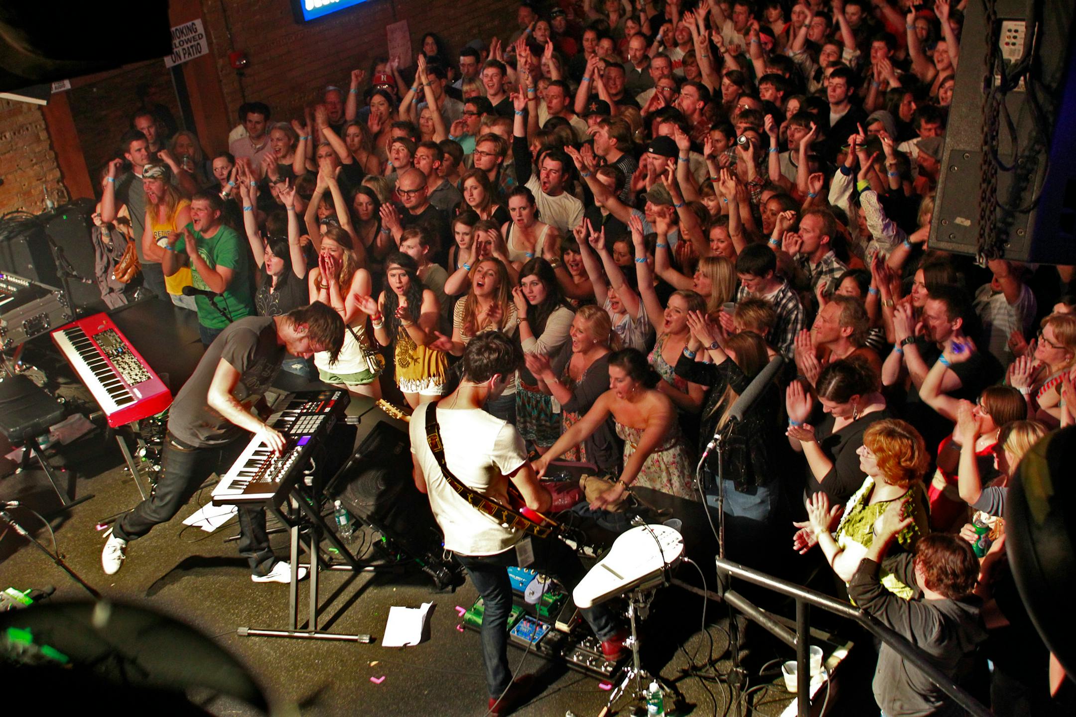 Foster the People rockin' away at the Fine Line in 2011.
