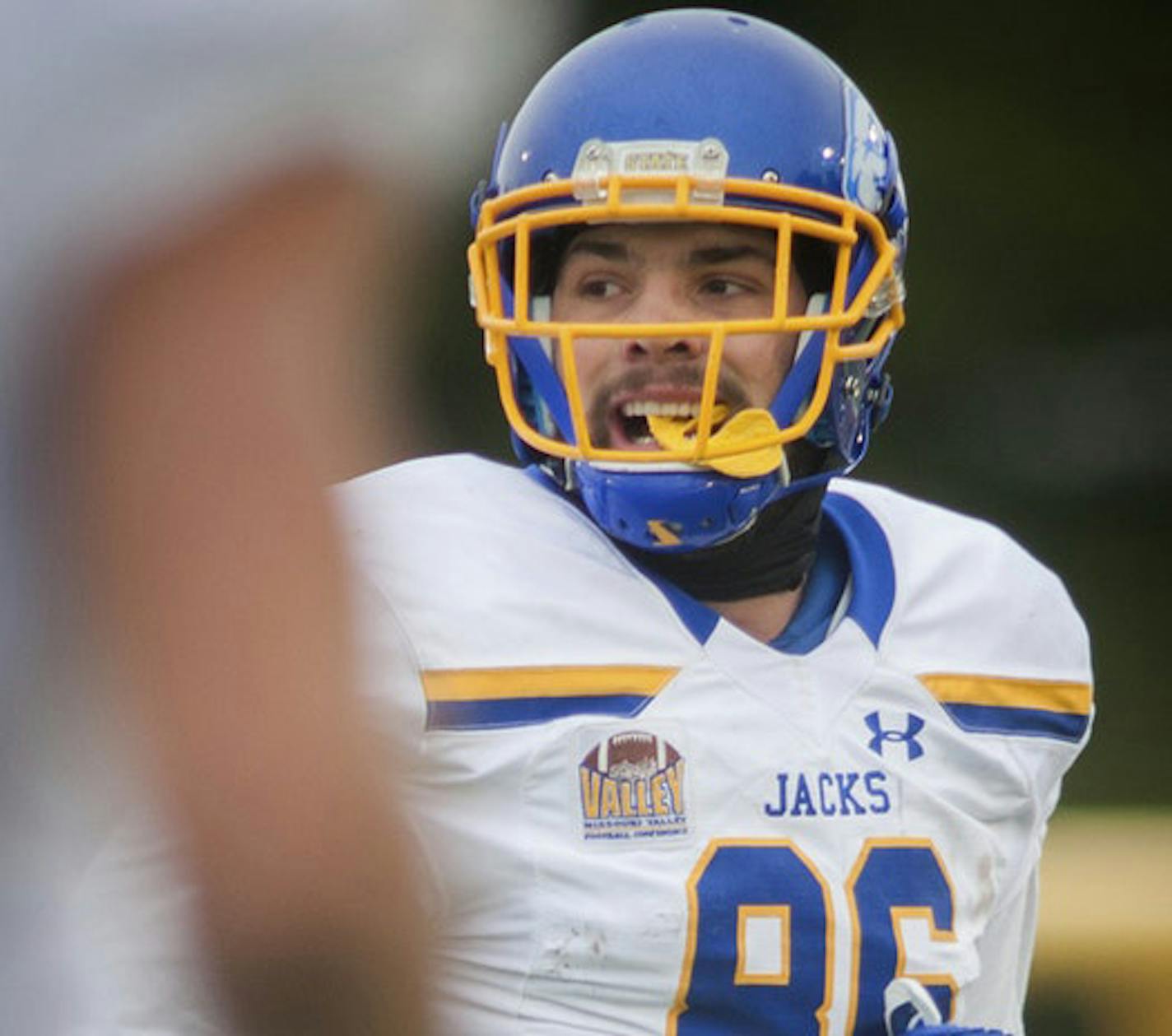 South Dakota State's Dallas Goedert was selected 49th overall by the Philadelphia Eagles, who leapfrogged the Dallas Cowboys via trade for the opportunity to take the tight end.