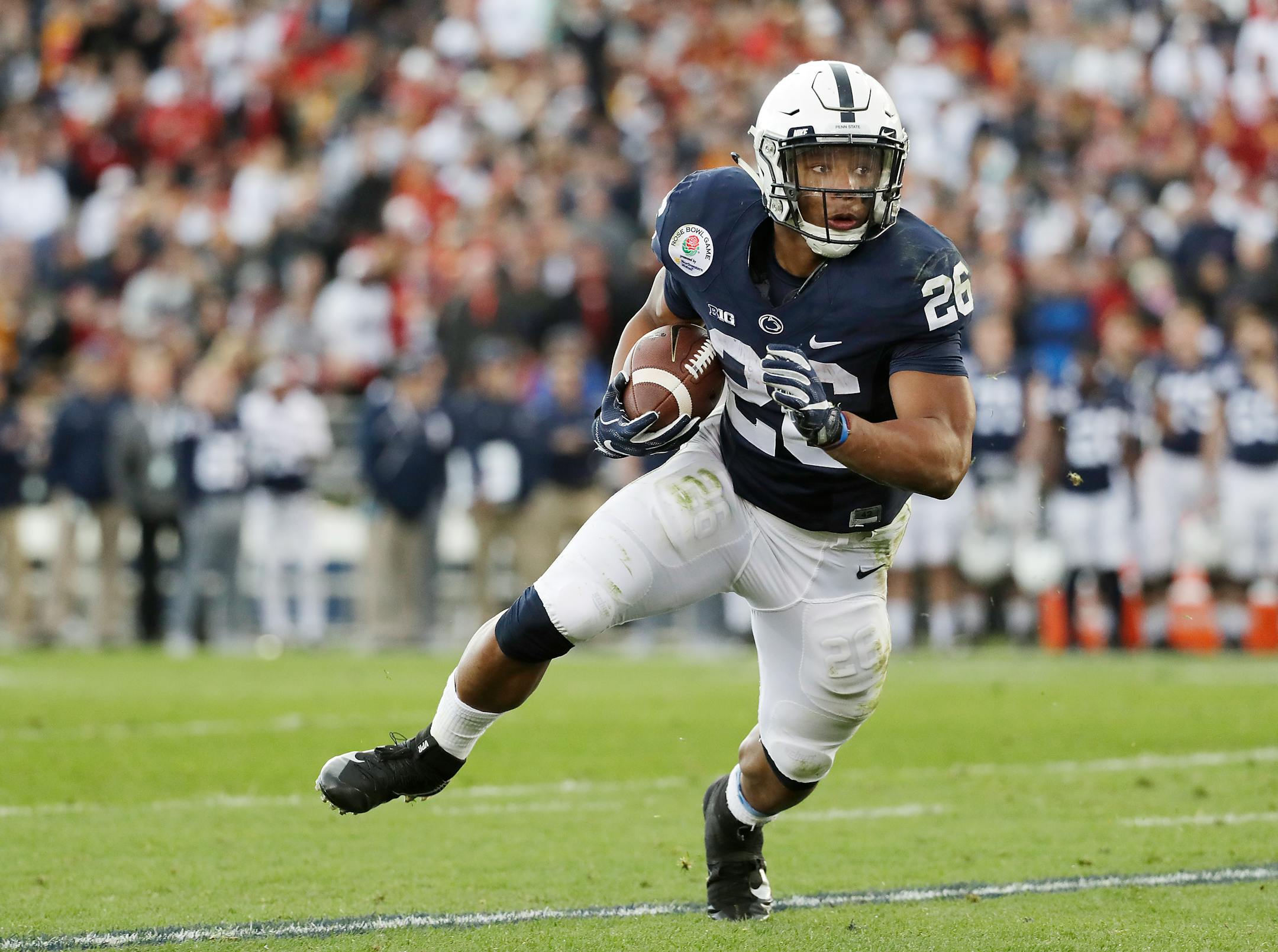 Penn State running back Saquon Barkley thrust himself into 2017 Heisman consideration after a dominant performance in the last-second Rose Bowl loss to Southern California.