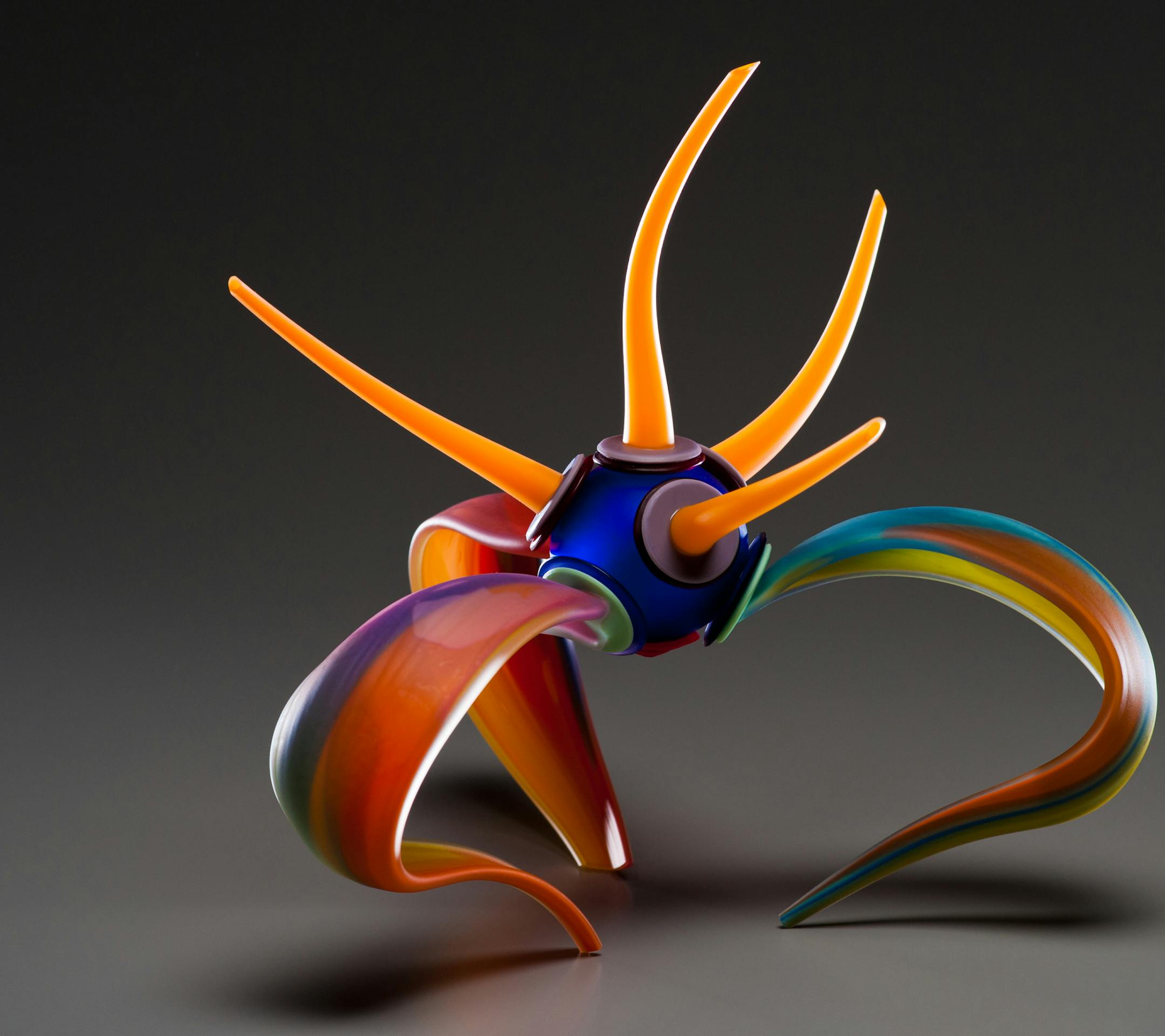 A glass sculpture by Stephan Cox will be included in a new glass-art show at the Phipps Center for Art in Hudson, Wis.