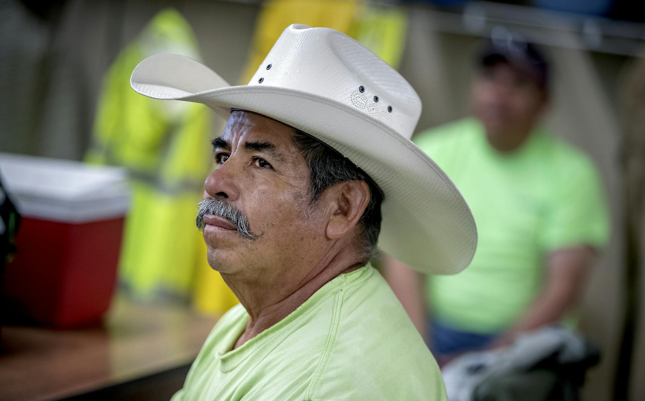 Arturo Sanchez, who is a legal resident of the U.S., spoke about the census during his lunch break at a local nursery, Thursday, June 27, 2019 in Farmington, MN. The Supreme Court blocked the Trump administration's efforts to add a citizenship question to the 2020 Census on Thursday. ] ELIZABETH FLORES &#x2022; liz.flores@startribune.com