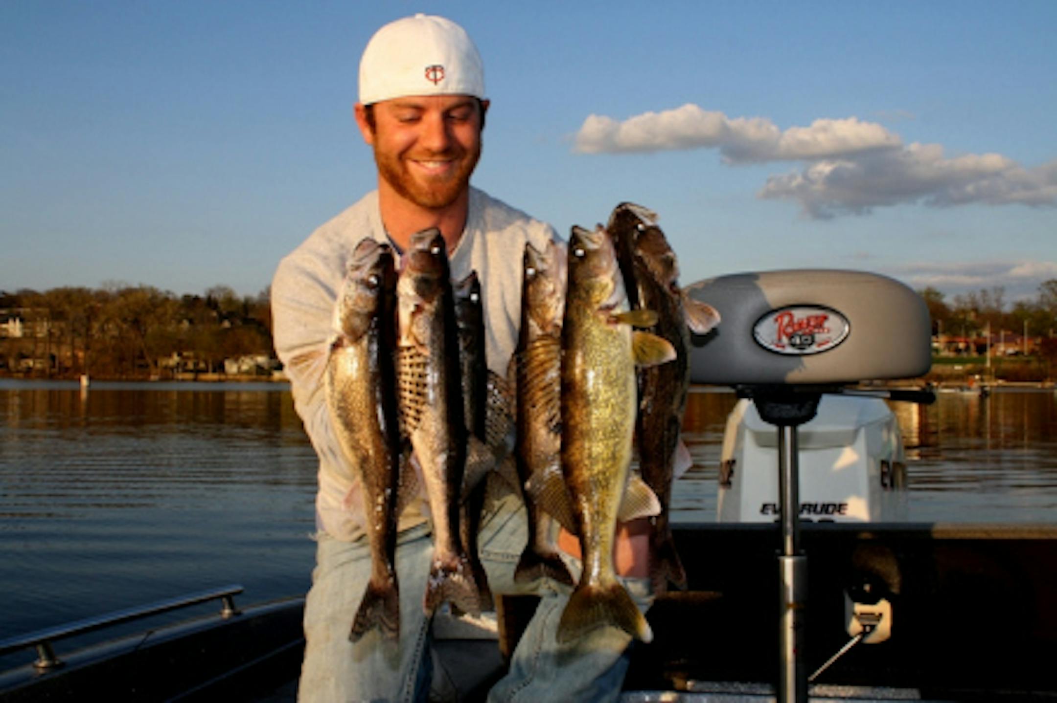 The walleye chomp is going strong. Travis Frank with a recent catch from the St. Croix River.