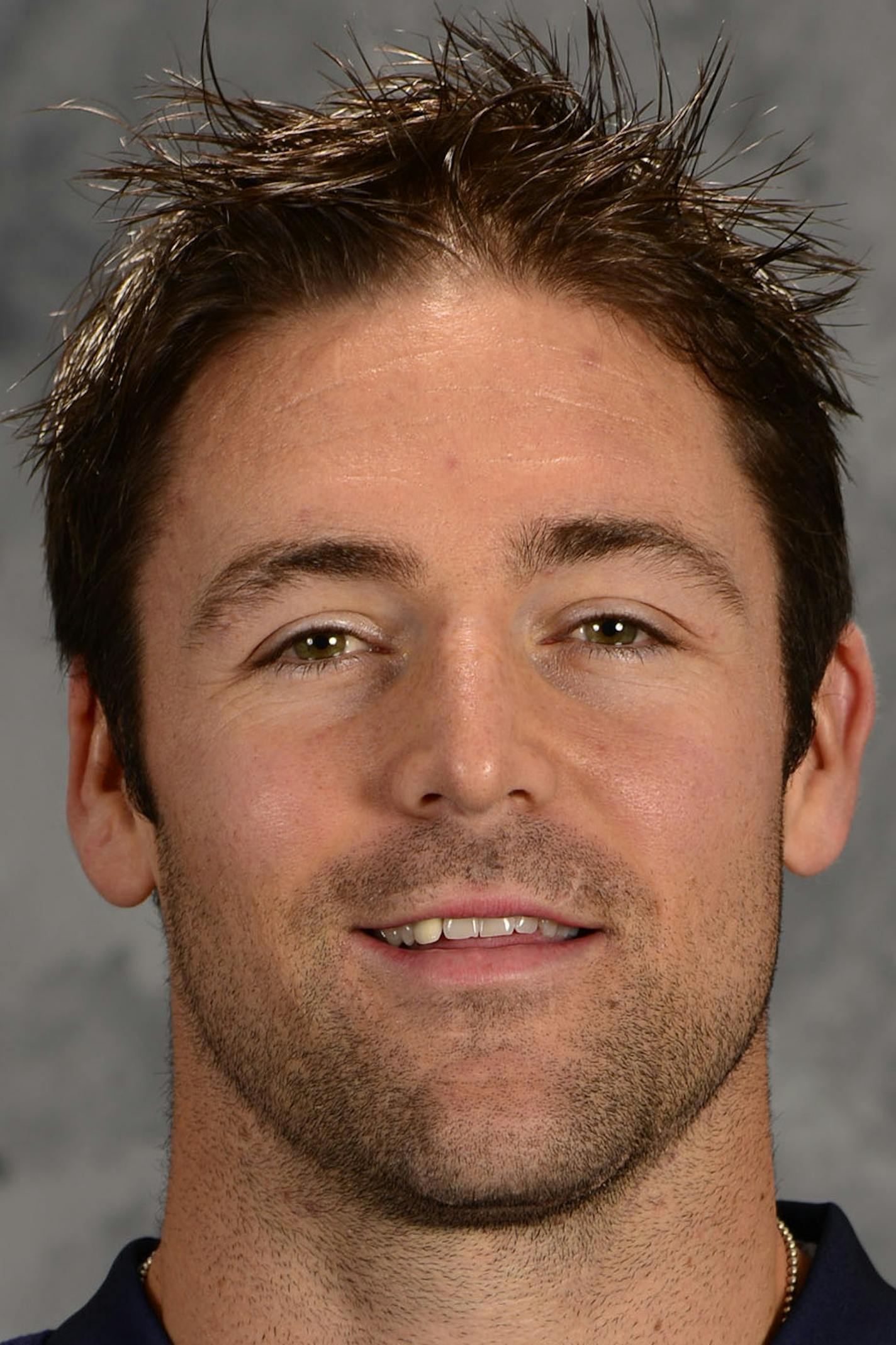 ST. LOUIS, MO - SEPTEMBER 18: Chris Porter #32 of the St. Louis Blues poses for his official headshot for the 2014-2015 season on September 18, 2014 in St. Louis, Missouri. (Scott Rovak/NHLI via Getty Images) ORG XMIT: 503032731