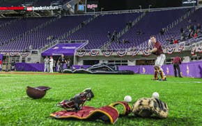 Baseball belongs inside U.S. Bank Stadium in the winter.