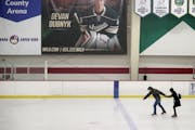 Skaters enjoy the ice during an open skate at the National Sports Center's Ramsey County Arena inside the Schwan Super Rink Thursday, Nov. 16, 2017, i