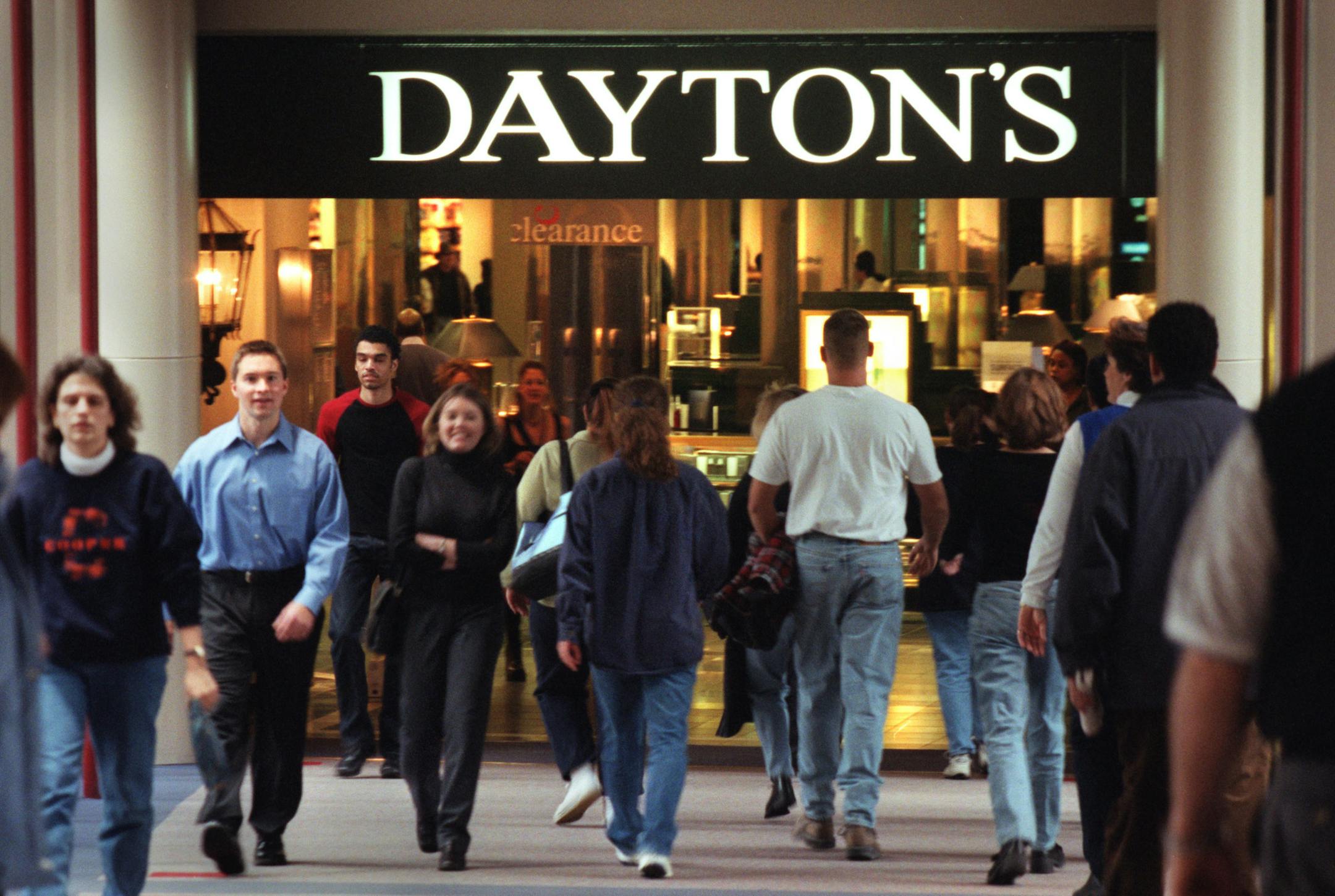 Dayton’s changed its name to Marshall Fields in 2001.