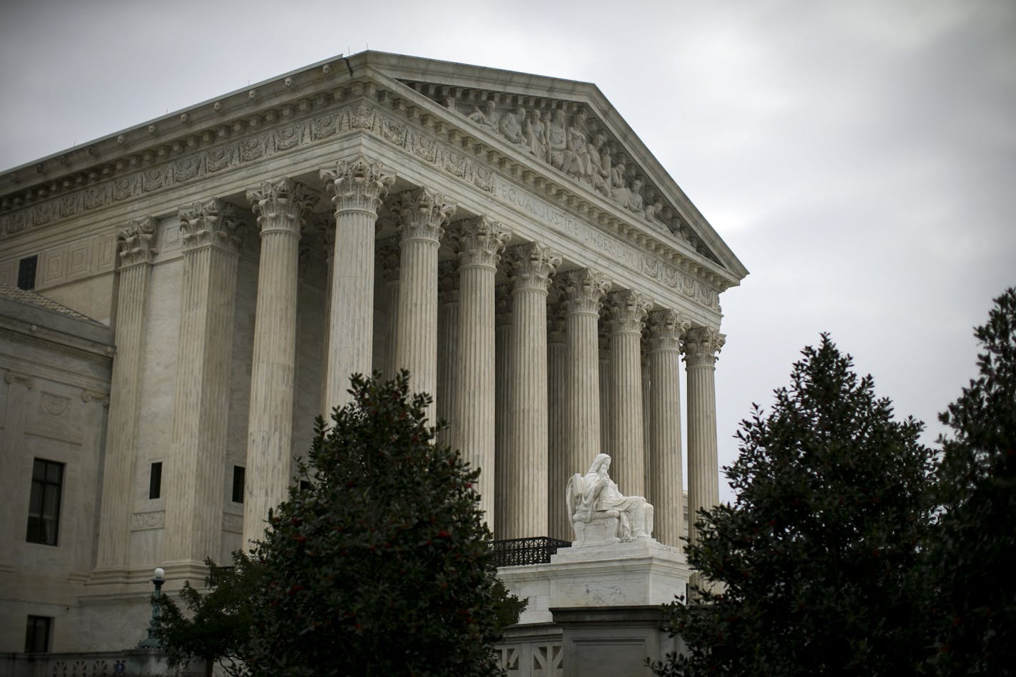 The U.S. Supreme Court building in Washington, Feb. 26, 2018. (Al Drago/The New York Times)