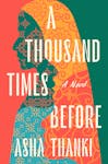 cover of "A Thousand Times Before" features painting of three women in silhouette