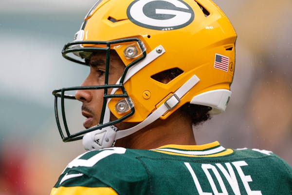 Quarterback Jordan Love has started one game since the Packers took him 26th overall in 2020.