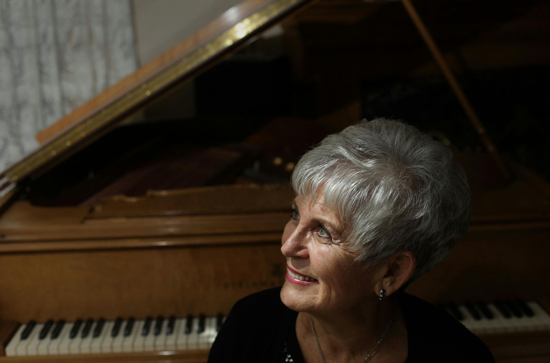 Longtime piano teacher Patricia Langer has three grand pianos in her Edina home. One in her living room that her students use as a performance space, and two in a downstairs studio space. ] MONICA HERNDON Edina, MN 08/12/14