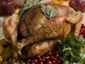 A Thanksgiving turkey.