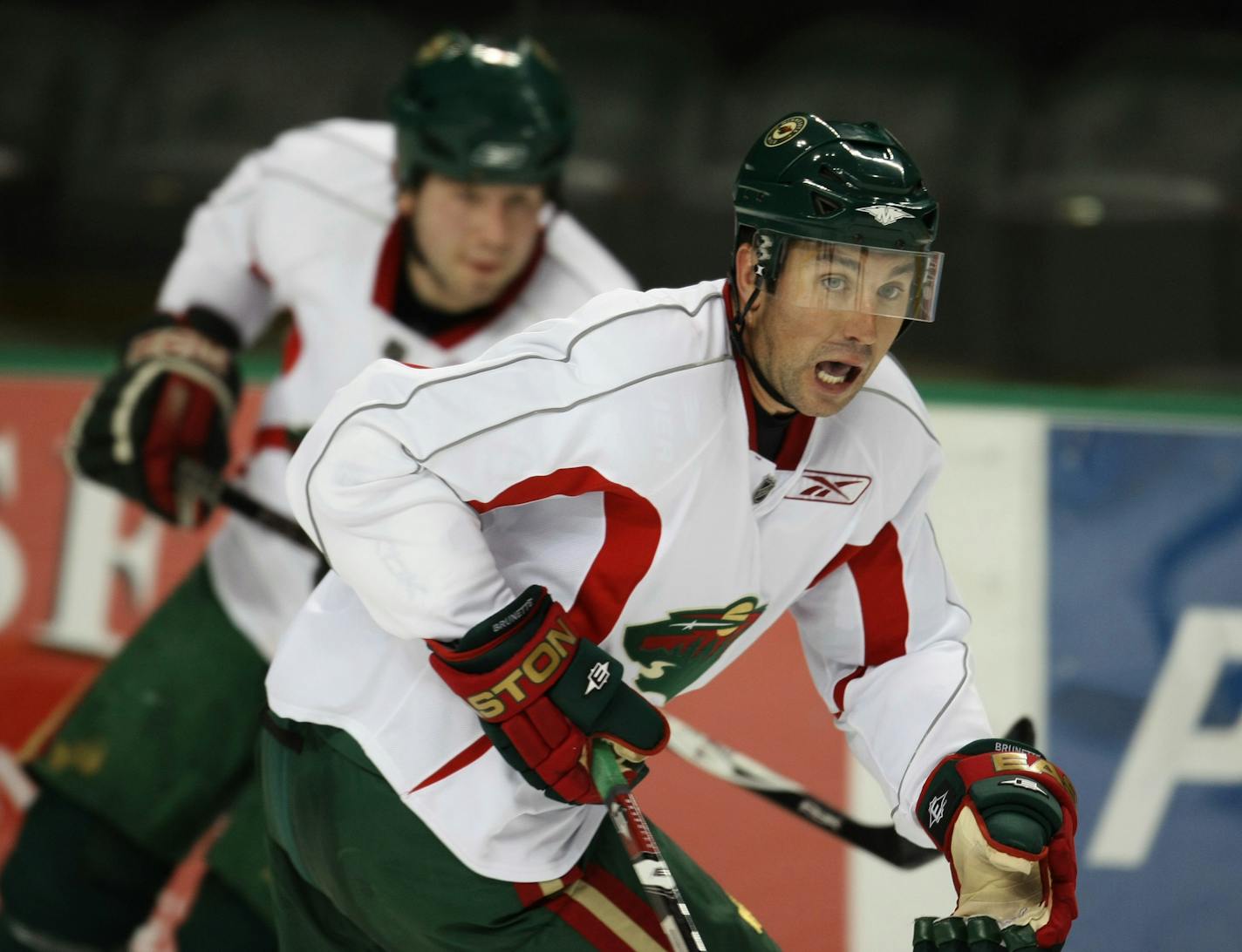 The Wild's Andrew Brunette, in 2008.