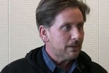 "I'm no stranger to working here, and I certainly love it here," Emilio Estevez said.