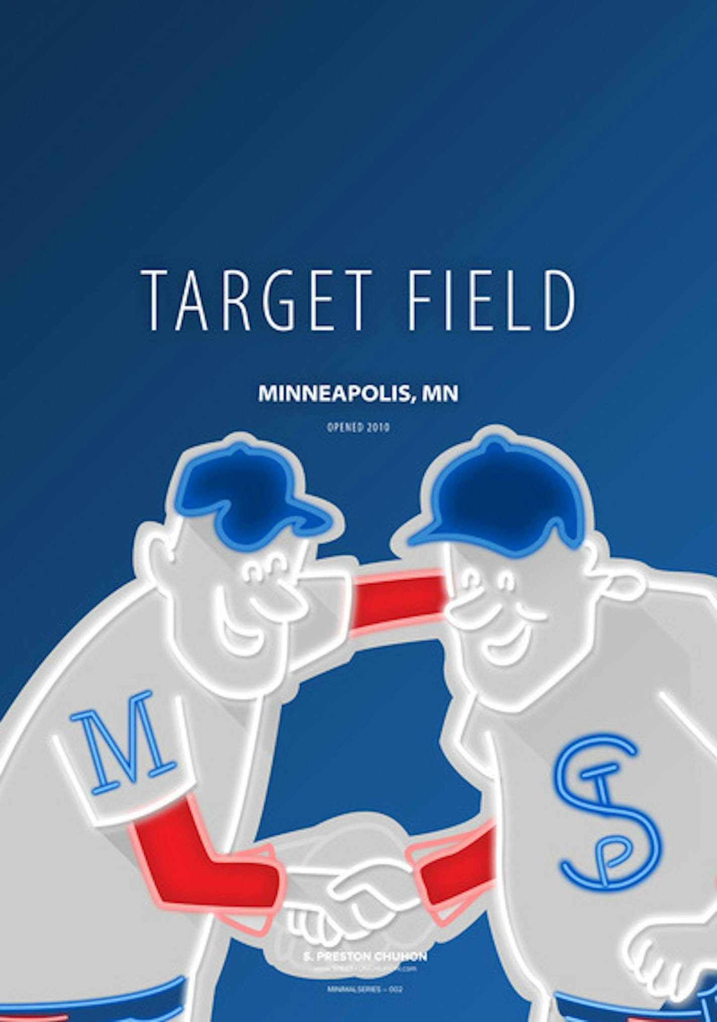 S. Preston's depiction of Target Field.