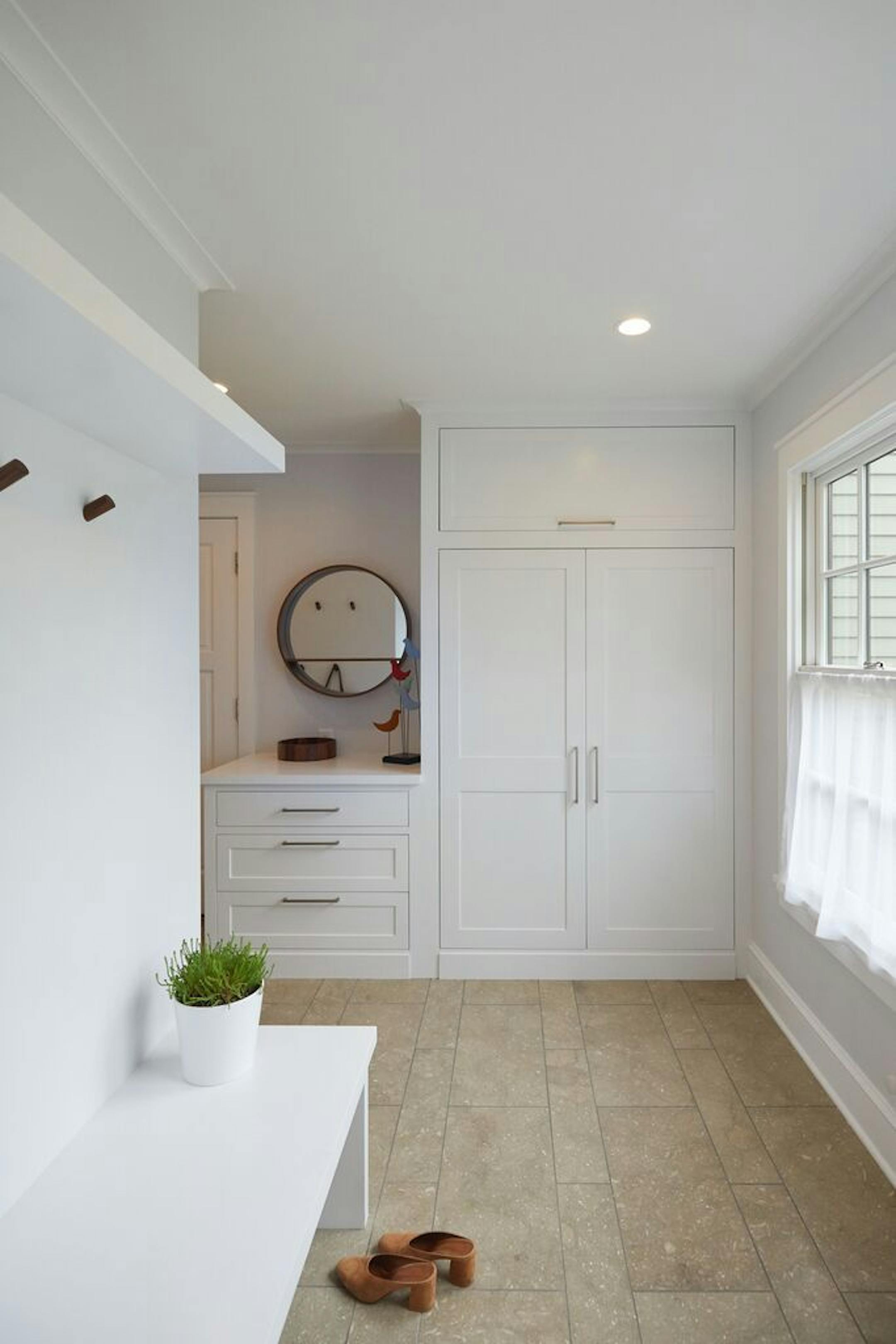 The new mudroom.