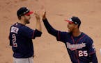 The Twins' Brian Dozier and Byron Buxton