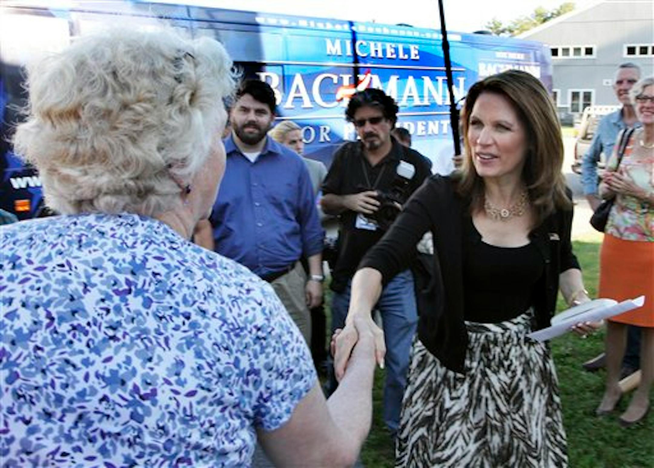 Bachmann campaigning in New Hampshire