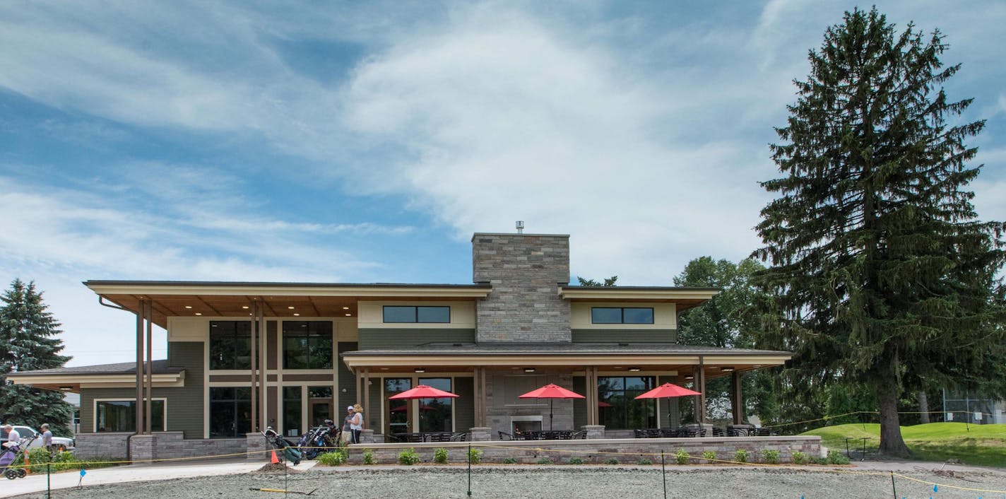 The new building at Cedarholm Golf Course in Roseville.