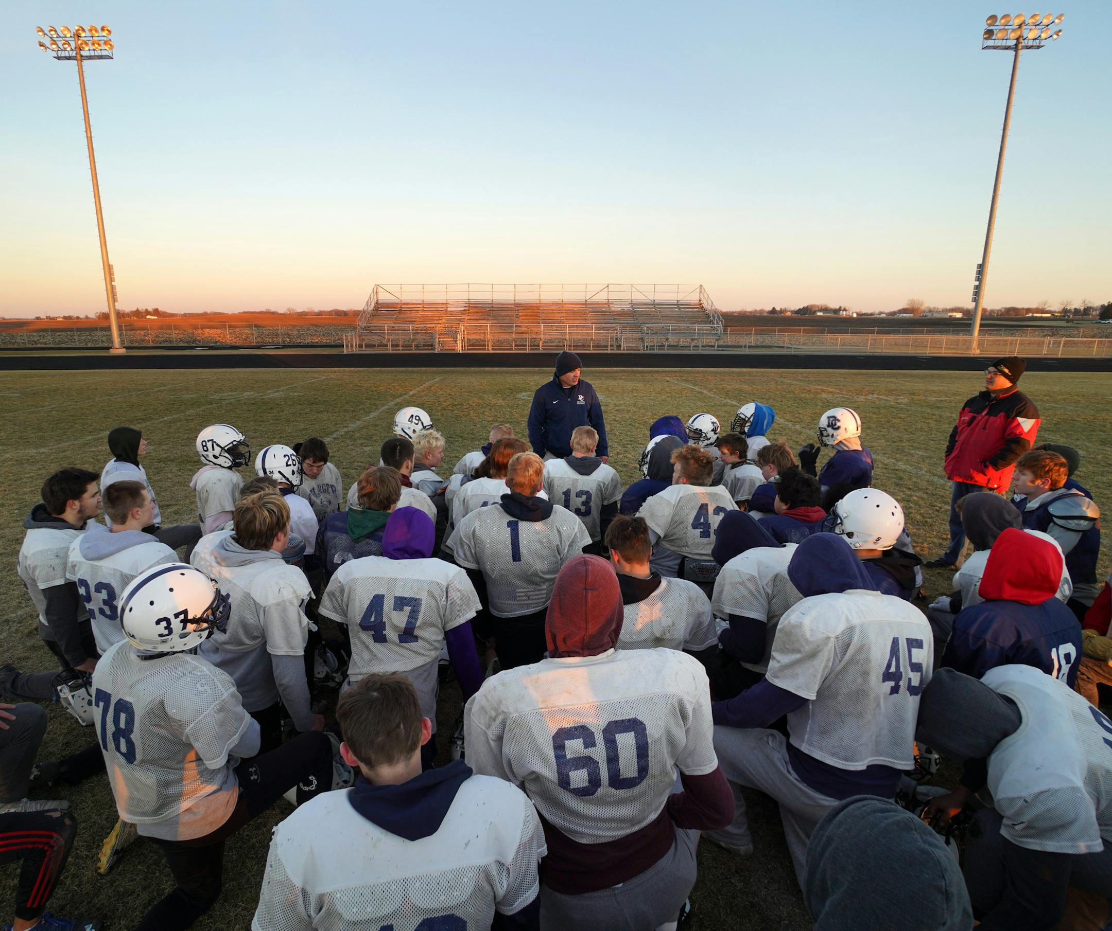 Prep Bowl-bound Dassel-Cokato is playing for a teammate Jacob MacDonald, who died two years ago from a peanut allergy. It's the program's first state championship game in 47 years.