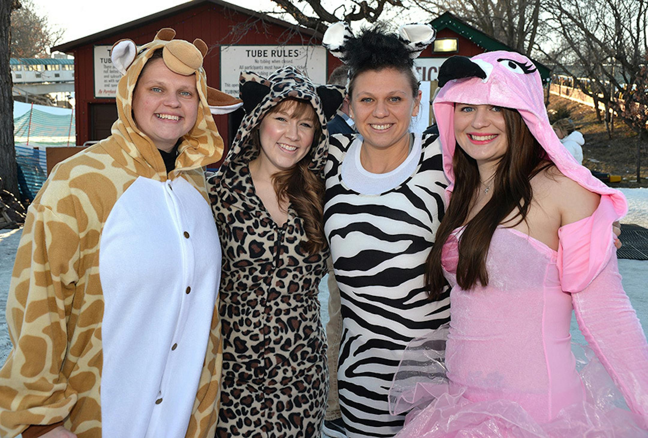 From left, Tess Eason, Katie Krank, Bette Rowley and Meg Rowley. ] (SPECIAL TO THE STAR TRIBUNE/BRE McGEE) **Tess Eason (left), Katie Krank (center left), Bette Rowley (center right), Meg Rowley (right), Bedrace