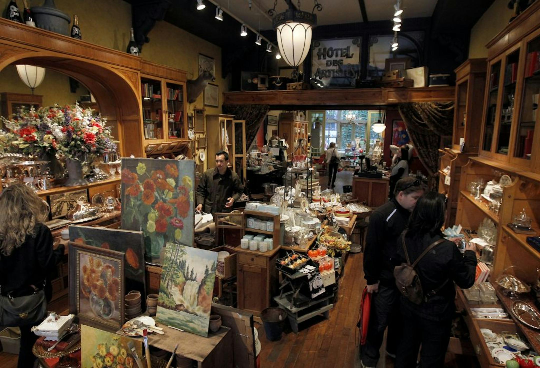 Shoppers at P.O.S.H, located on N. State Street in downtown Chicago.