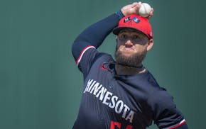 Daniel Duarte, shown earlier in spring training, had a strong outing for the Twins on Thursday.