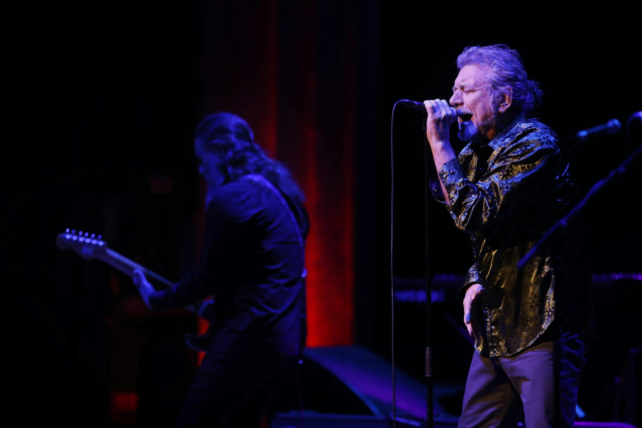 Robert Plant performed at the Orpheum Theatre in downtown Minneapolis.