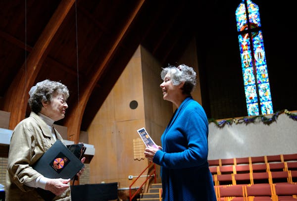 Paula Ruddy and Mary Beth Stein belong to the Catholic Coalition for Church Reform, a local group of Catholics, frequent critics of the archdiocese. T