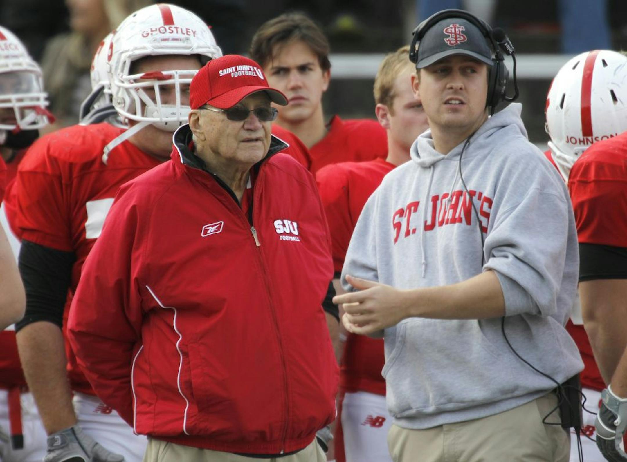 In his 63rd season of coaching college football in 2011, John Gagliardi has walked the sidelines as the St. John's head football coach since 1953.