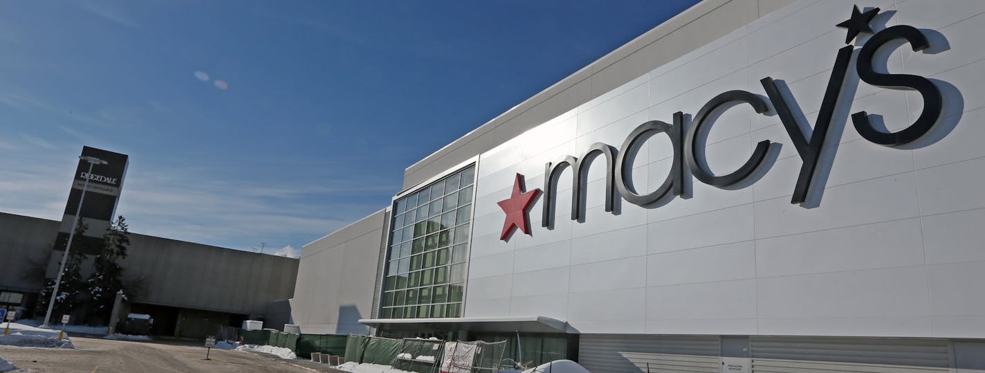 Macy's in Ridegedale is preparing to exit the Men's + Home 1996 addition as its new expansion nears completion. Nordstrom will then build its new store in the old footprint. Photographed on 2/26/14. Bruce Bisping/Star Tribune bbisping@startribune.com