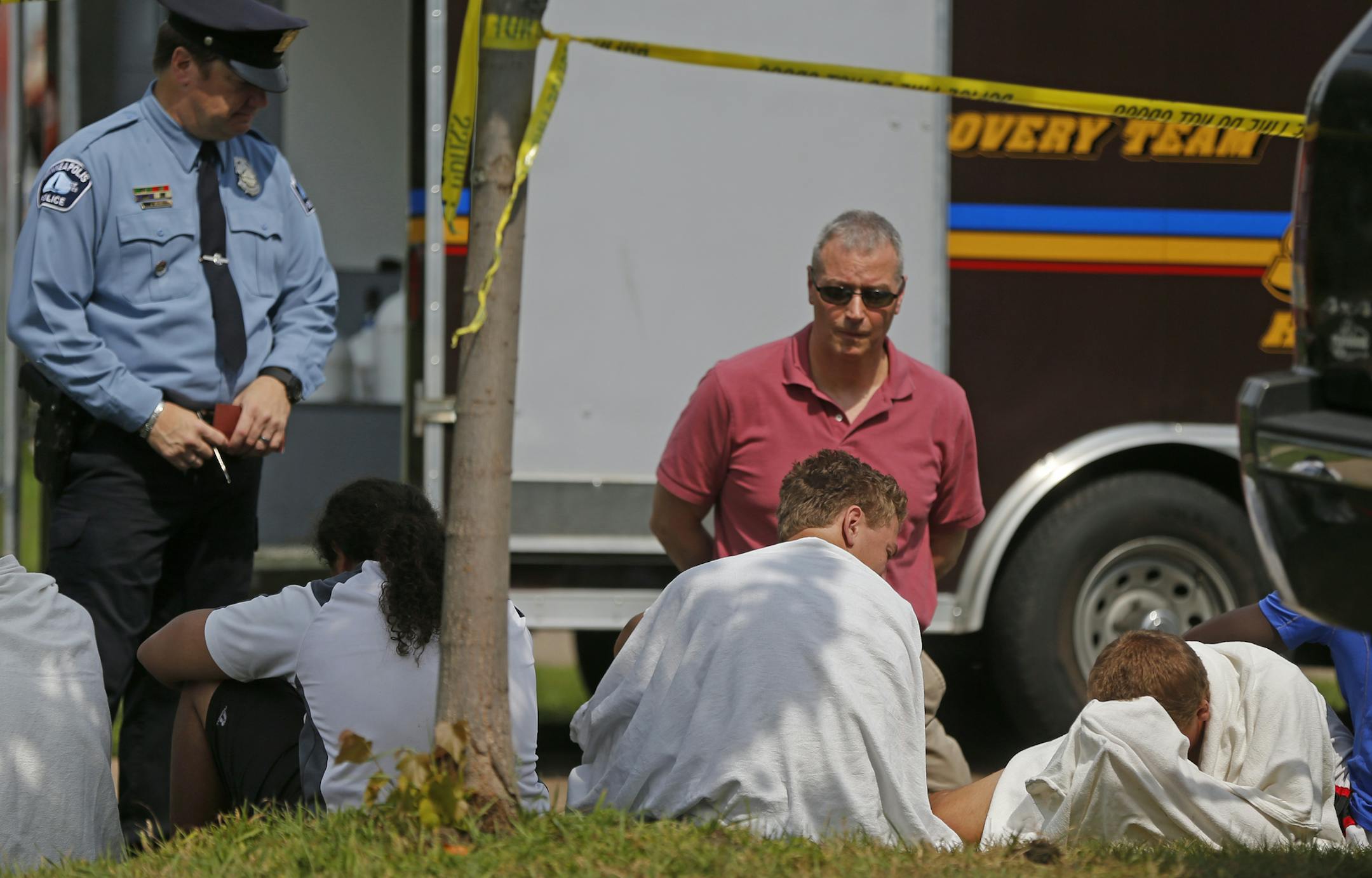 On Lake Nokomis on August 6, 2014, a member of the South High School football player drowned. Members of the football team were cooling off in the lake after practice when the drowning occurred. ] Richard Tsong-Taatarii/rtsong-taatarii@startribune.com