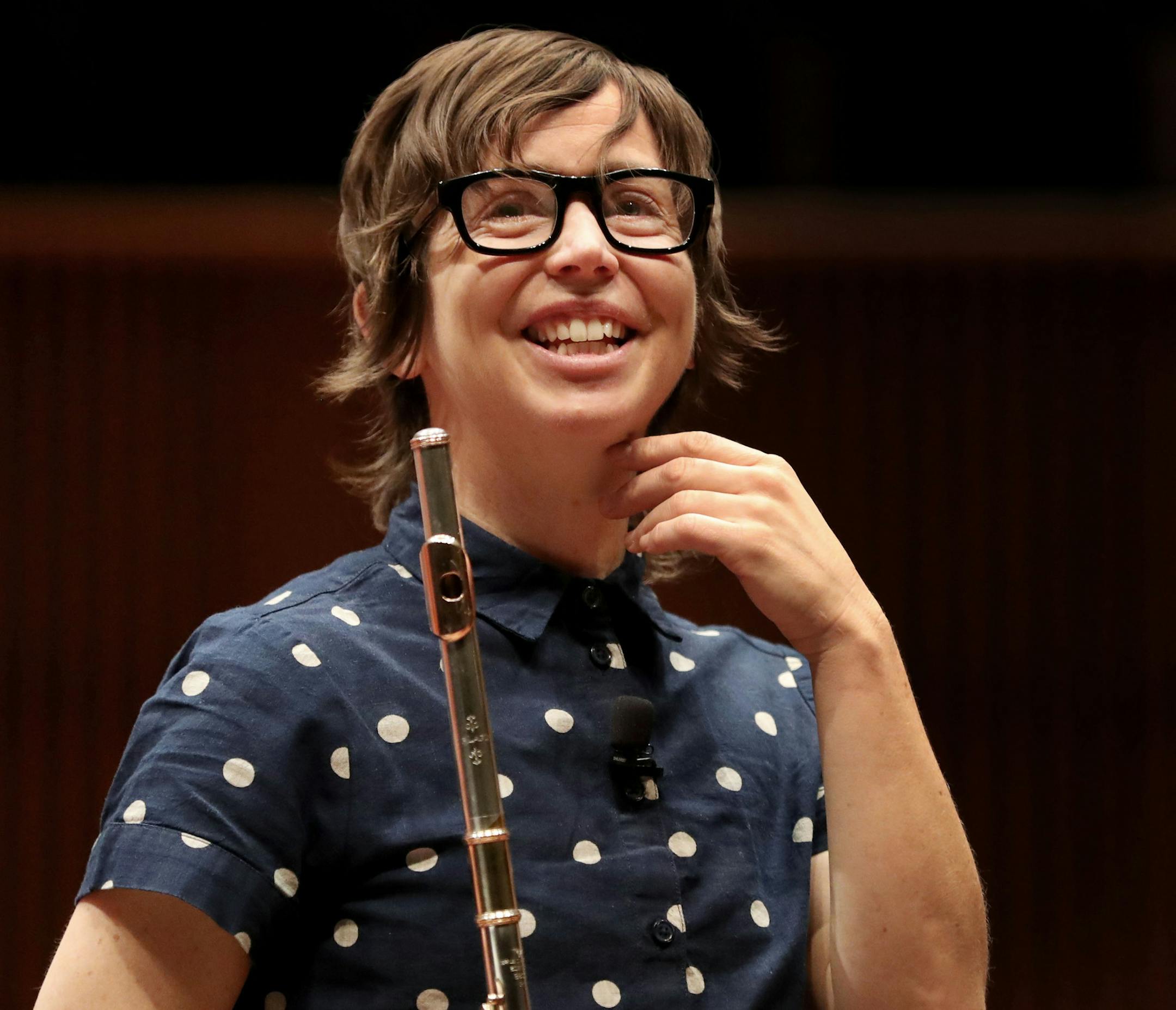 Flutist Claire Chase