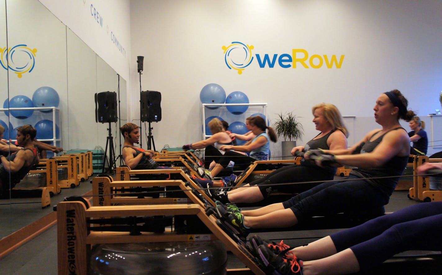 Tish Watson, owner of weRow Fitness Studio in northeast Minneapolis, leads high-energy exercise classes that are accessible to almost anyone.