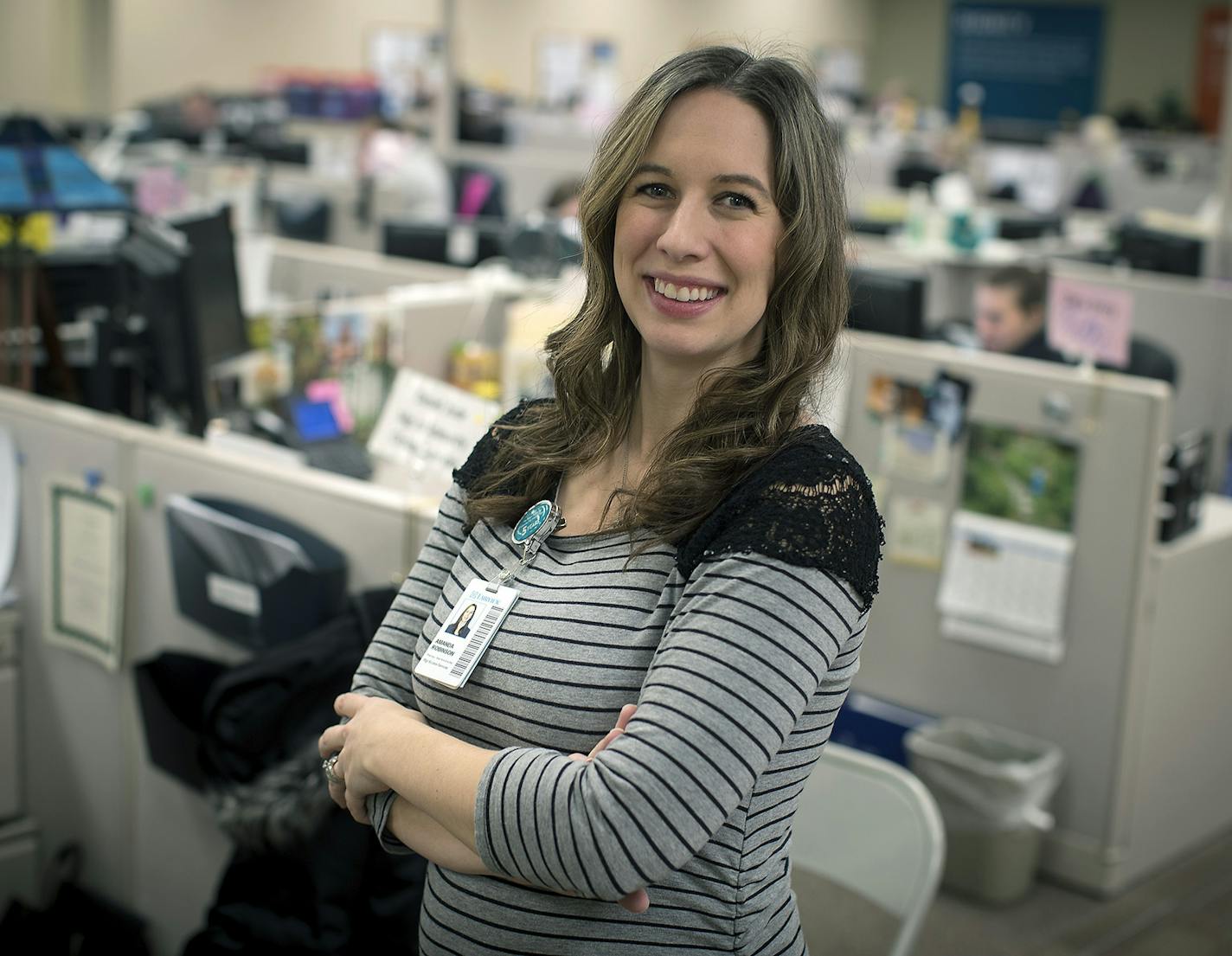 Amanda Robinson, an access service manager at Fairview Health Services, leads a group that is working for more efficient approval of prescriptions.