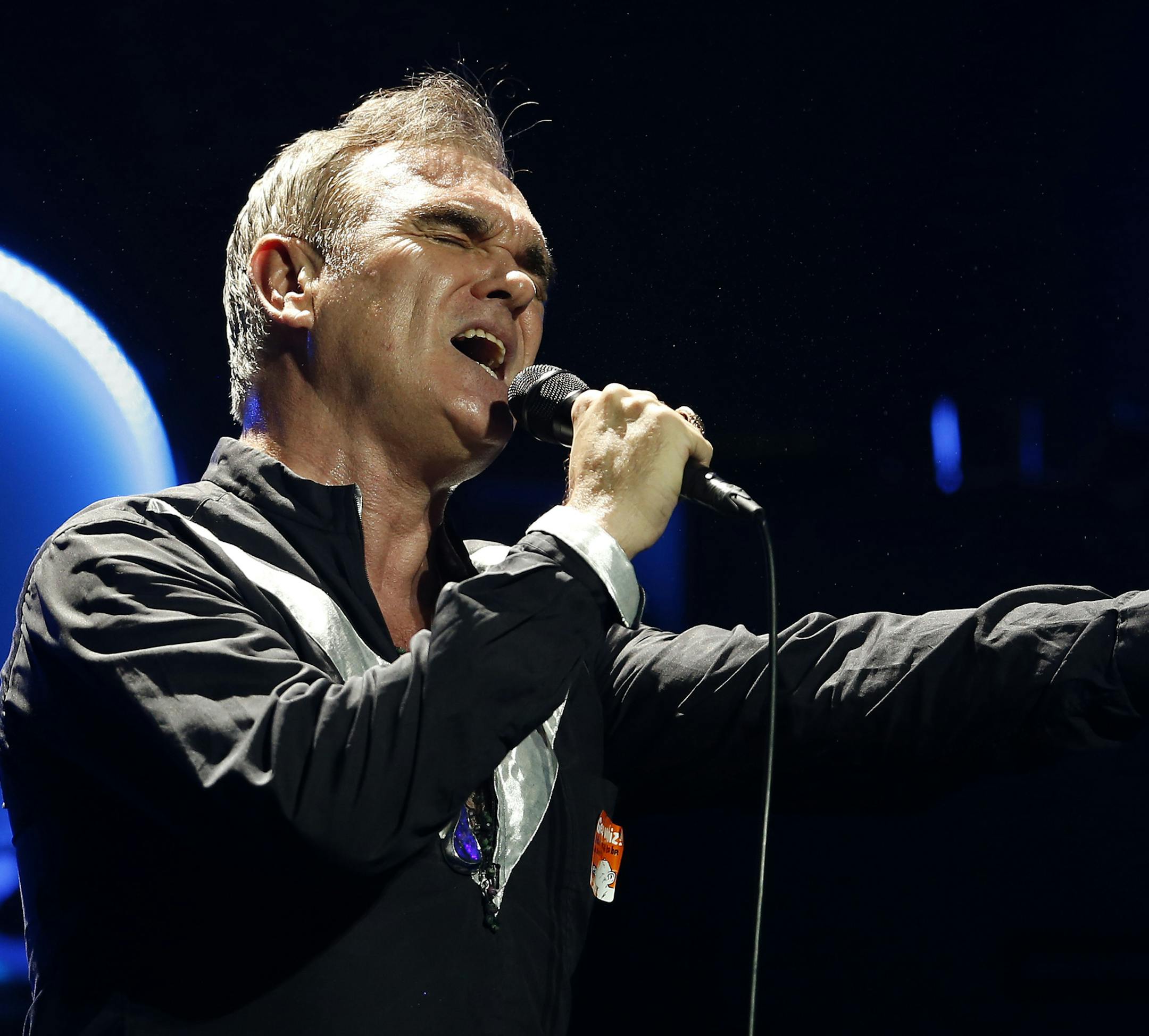 Morrissey performed at The Fitzgerald Theater in St. Paul on Monday night. ] CARLOS GONZALEZ cgonzalez@startribune.com - July 13, 2015, St . Paul, MN, Fitzgerald Theater, Morrissey in concert