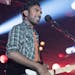 Singer-songwriter Jack Malik (Himesh Patel) performs at a live event in "Yesterday," directed by Danny Boyle.