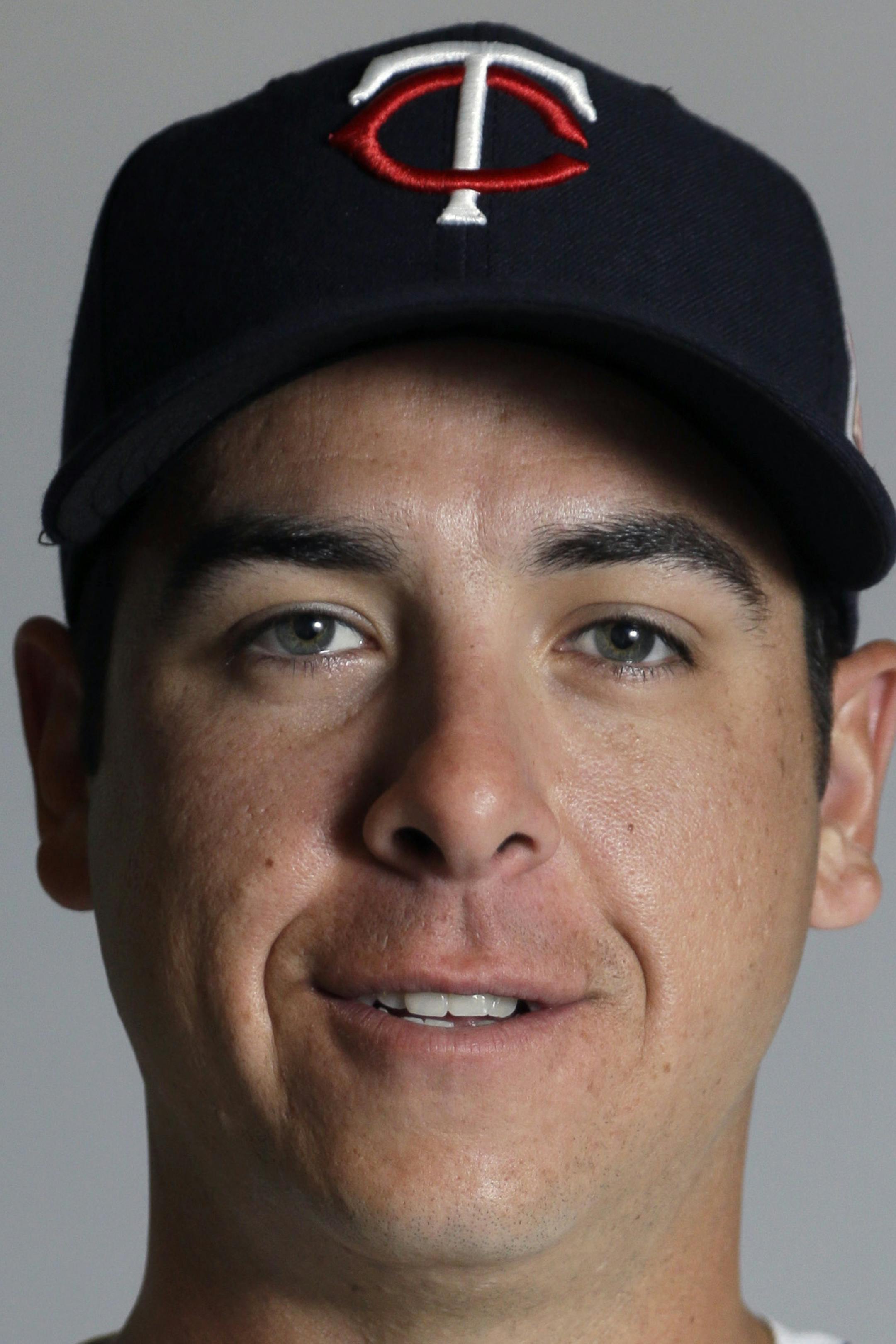 This is a 2014 photo of pitcher Anthony Swarzak of the Minnesota Twins baseball team. This image reflects the Twins active roster as of Tuesday, Feb. 25, 2014 when this image was taken. (AP Photo/Steven Senne)